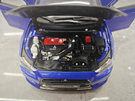 [VIAT] 1:18 Mitsubishi 2008 Lancer Evo X Metallic Blue Model Car Die-Cast