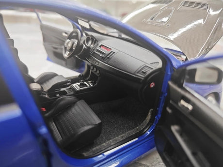 [VIAT] 1:18 Mitsubishi 2008 Lancer Evo X Metallic Blue Model Car Die-Cast