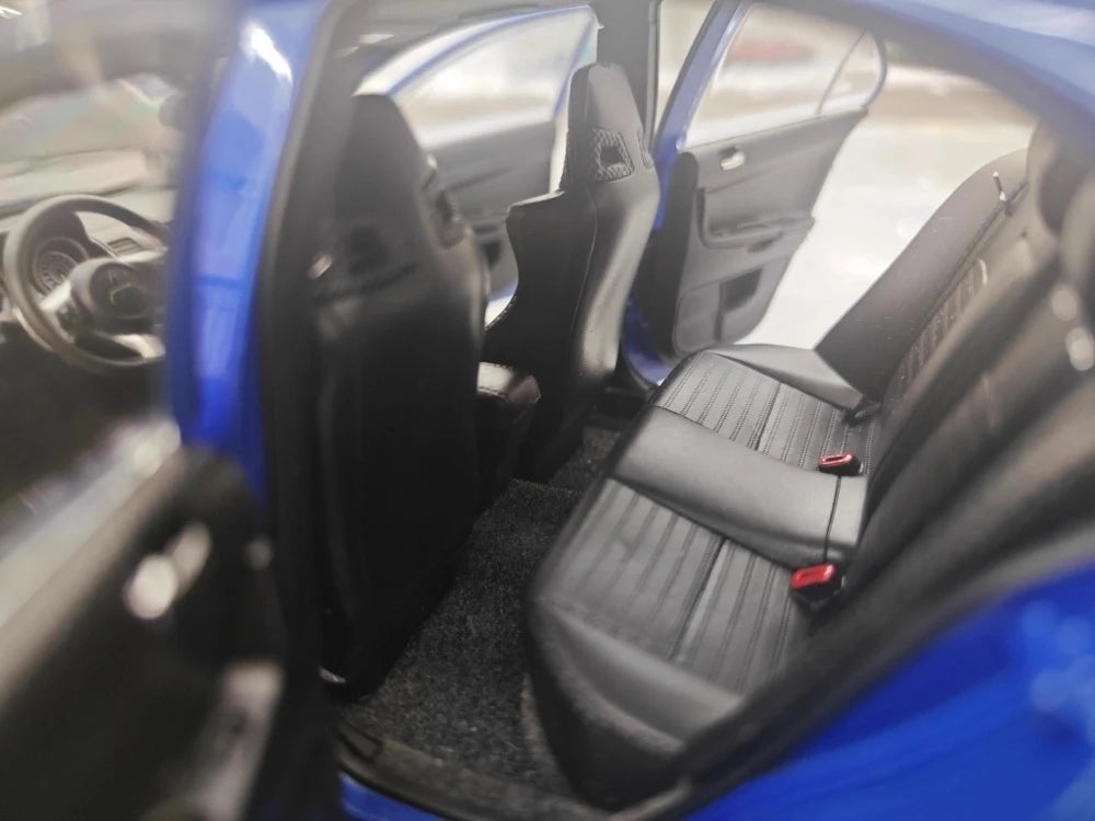 [VIAT] 1:18 Mitsubishi 2008 Lancer Evo X Metallic Blue Model Car Die-Cast