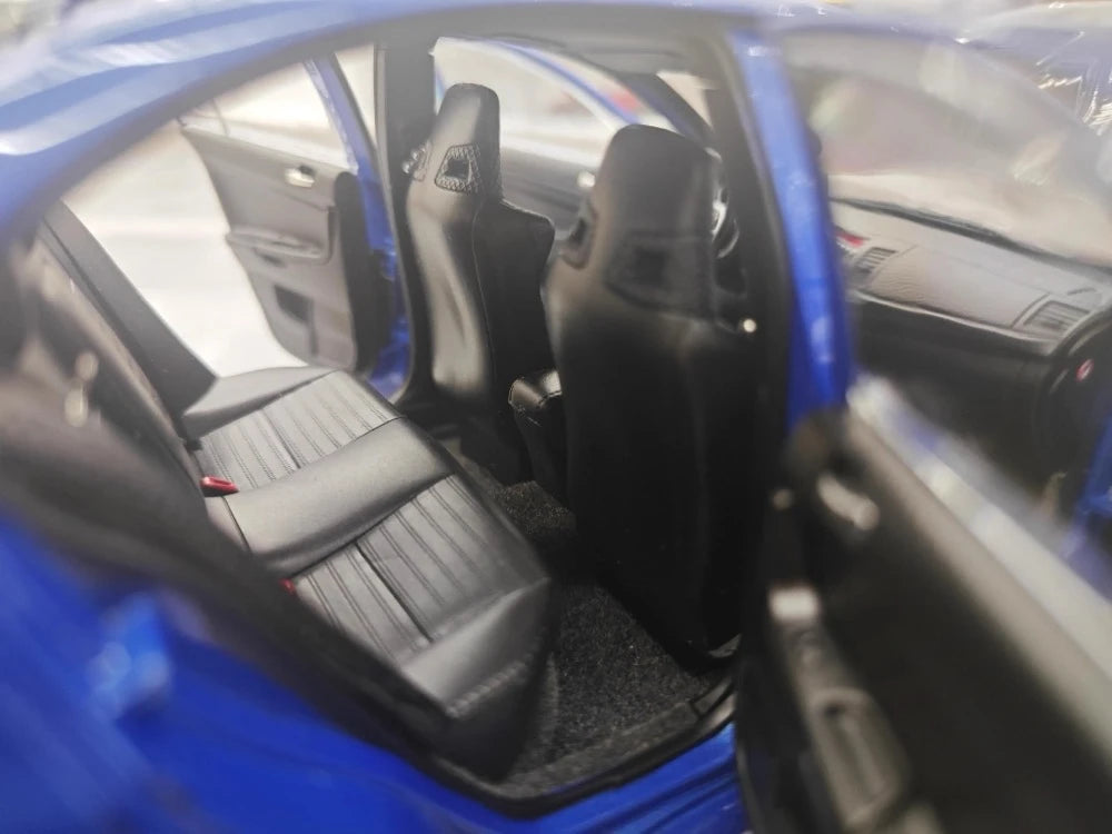 [VIAT] 1:18 Mitsubishi 2008 Lancer Evo X Metallic Blue Model Car Die-Cast