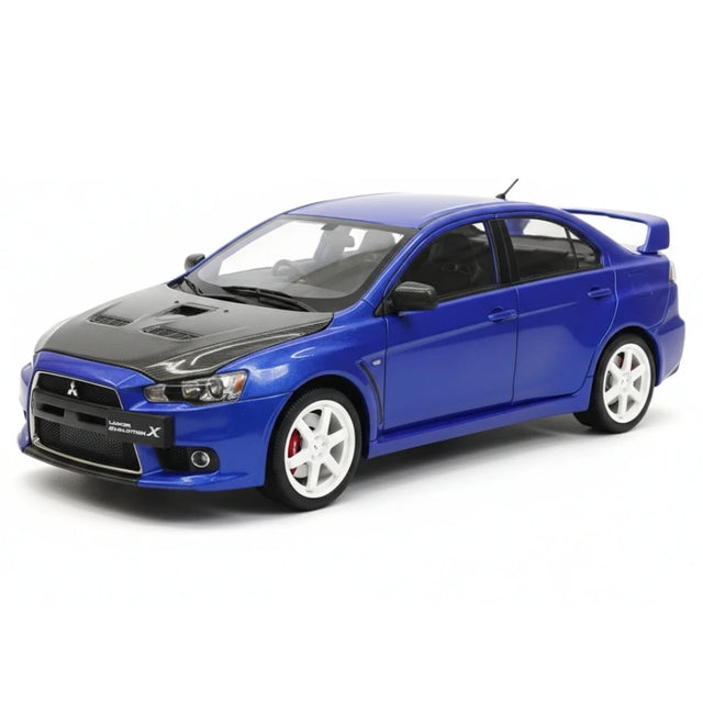 [VIAT] 1:18 Mitsubishi 2008 Lancer Evo X Metallic Blue Model Car Die-Cast