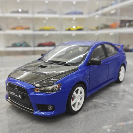 [VIAT] 1:18 Mitsubishi 2008 Lancer Evo X Metallic Blue Model Car Die-Cast