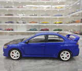 [VIAT] 1:18 Mitsubishi 2008 Lancer Evo X Metallic Blue Model Car Die-Cast