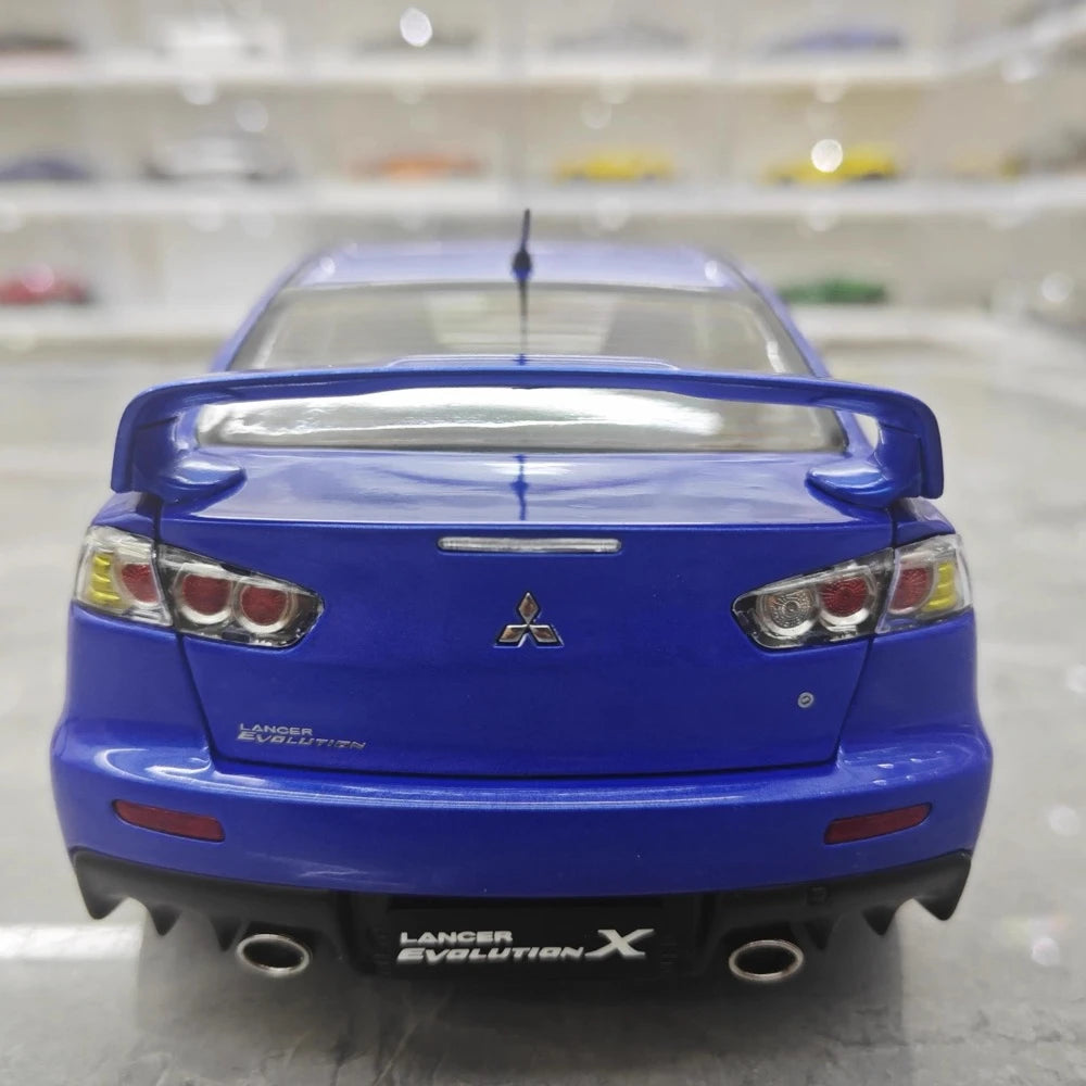 [VIAT] 1:18 Mitsubishi 2008 Lancer Evo X Metallic Blue Model Car Die-Cast