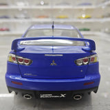 [VIAT] 1:18 Mitsubishi 2008 Lancer Evo X Metallic Blue Model Car Die-Cast