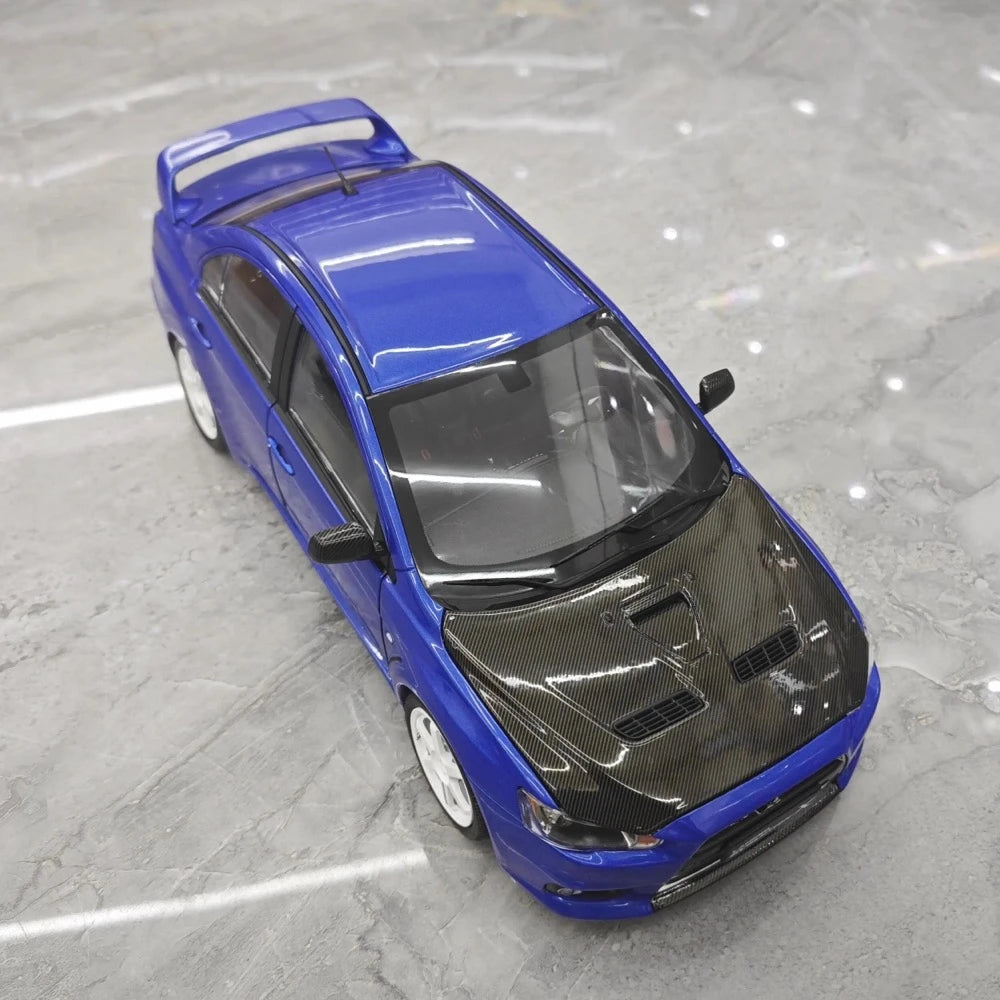 [VIAT] 1:18 Mitsubishi 2008 Lancer Evo X Metallic Blue Model Car Die-Cast