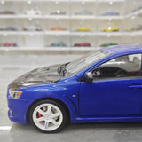 [VIAT] 1:18 Mitsubishi 2008 Lancer Evo X Metallic Blue Model Car Die-Cast