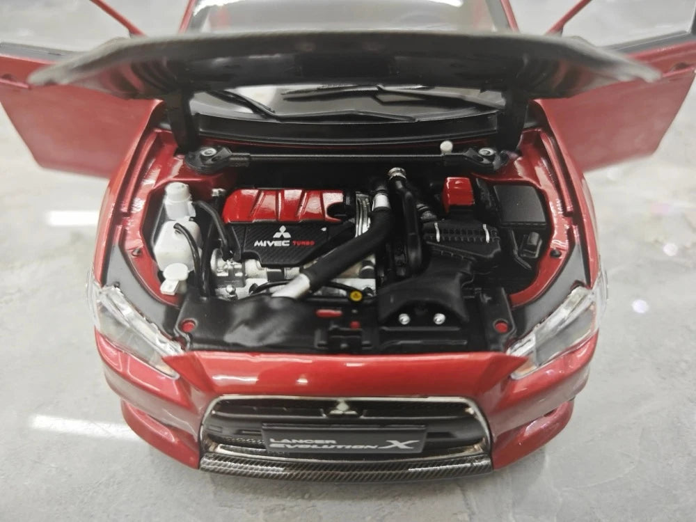 [VIAT] 1:18 Mitsubishi 2008 Lancer Evo X Metallic Red Model Car Die-Cast