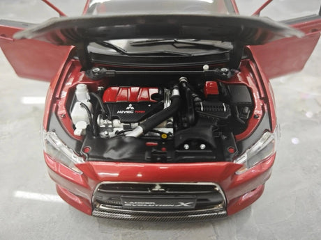 [VIAT] 1:18 Mitsubishi 2008 Lancer Evo X Metallic Red Model Car Die-Cast