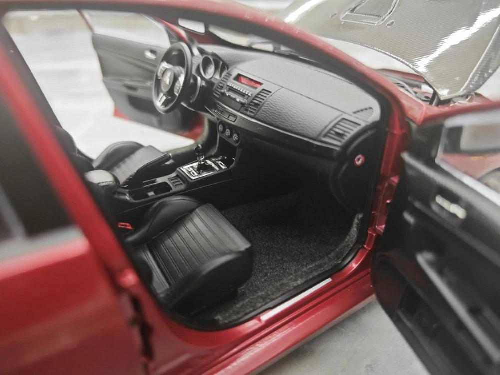 [VIAT] 1:18 Mitsubishi 2008 Lancer Evo X Metallic Red Model Car Die-Cast