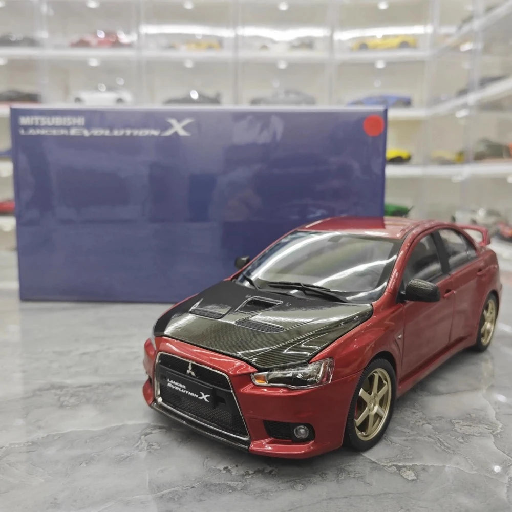 [VIAT] 1:18 Mitsubishi 2008 Lancer Evo X Metallic Red Model Car Die-Cast