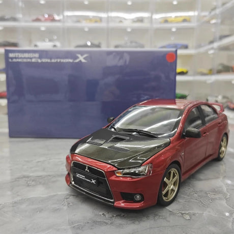 [VIAT] 1:18 Mitsubishi 2008 Lancer Evo X Metallic Red Model Car Die-Cast