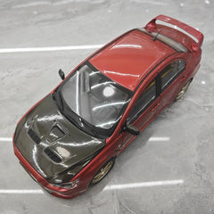 [VIAT] 1:18 Mitsubishi 2008 Lancer Evo X metallizzato rosso modellino di auto Die-Cast