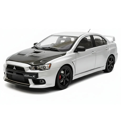 [VIAT] 1:18 Mitsubishi 2008 Lancer Evo X Metallic Silver Model Car Die-Cast