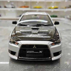 [VIAT] 1:18 Mitsubishi 2008 Lancer Evo X Metallic Silver Model Car Die-Cast