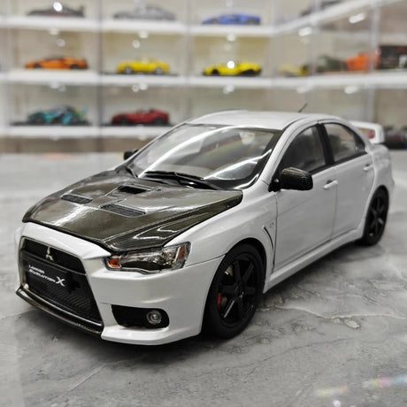[VIAT] 1:18 Mitsubishi 2008 Lancer Evo X Metallic Silver Model Car Die-Cast