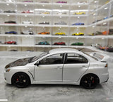 [VIAT] 1:18 Mitsubishi 2008 Lancer Evo X Metallic zilver modelauto Die-Cast