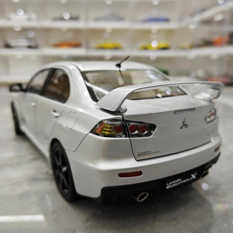[VIAT] 1:18 Mitsubishi 2008 Lancer Evo X Metallic Silver Model Car Die-Cast