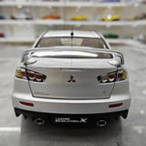 [VIAT] 1:18 Mitsubishi 2008 Lancer Evo X Metallic zilver modelauto Die-Cast