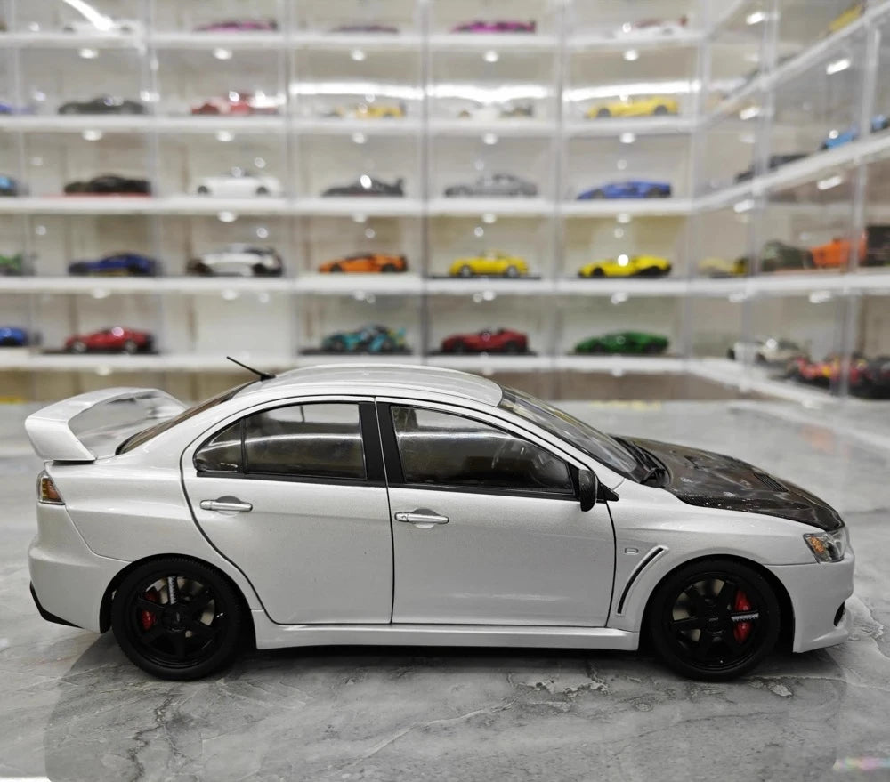 [VIAT] 1:18 Mitsubishi 2008 Lancer Evo X Metallic Silver Model Car Die-Cast