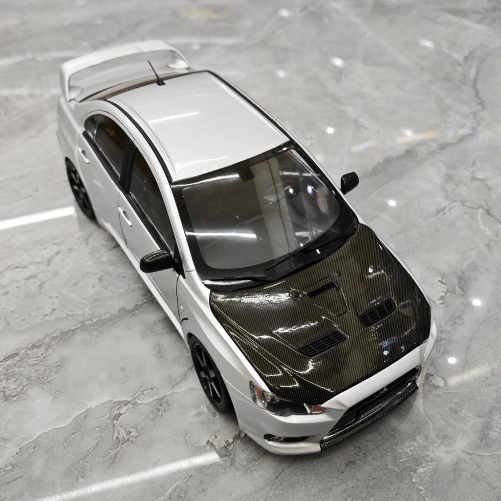 [VIAT] 1:18 Mitsubishi 2008 Lancer Evo X Metallic Silver Model Car Die-Cast
