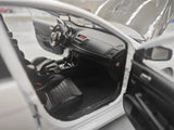 [VIAT] 1:18 Mitsubishi 2008 Lancer Evo X metallizzato bianco modellino di auto Die-Cast