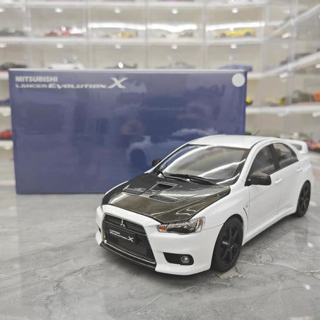 [VIAT] 1:18 Mitsubishi 2008 Lancer Evo X Metallic White Model Car Die-Cast