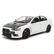 [VIAT] 1:18 Mitsubishi 2008 Lancer Evo X metallizzato bianco modellino di auto Die-Cast
