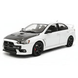 [VIAT] 1:18 Mitsubishi 2008 Lancer Evo X metallizzato bianco modellino di auto Die-Cast