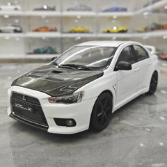 [VIAT] 1:18 Mitsubishi 2008 Lancer Evo X Metallic White Model Car Die-Cast