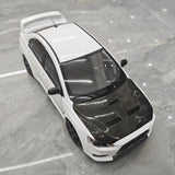 [VIAT] 1:18 Mitsubishi 2008 Lancer Evo X metallizzato bianco modellino di auto Die-Cast