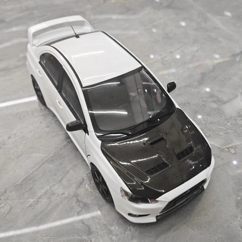 [VIAT] 1:18 Mitsubishi 2008 Lancer Evo X Metallic White Model Car Die-Cast