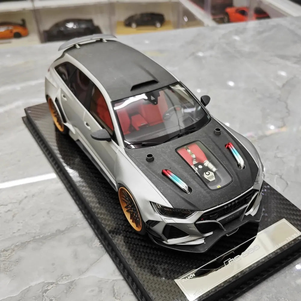 [VIP] 1:18 Audi 2020 RS 666 2NCS Silver Model Car Resin