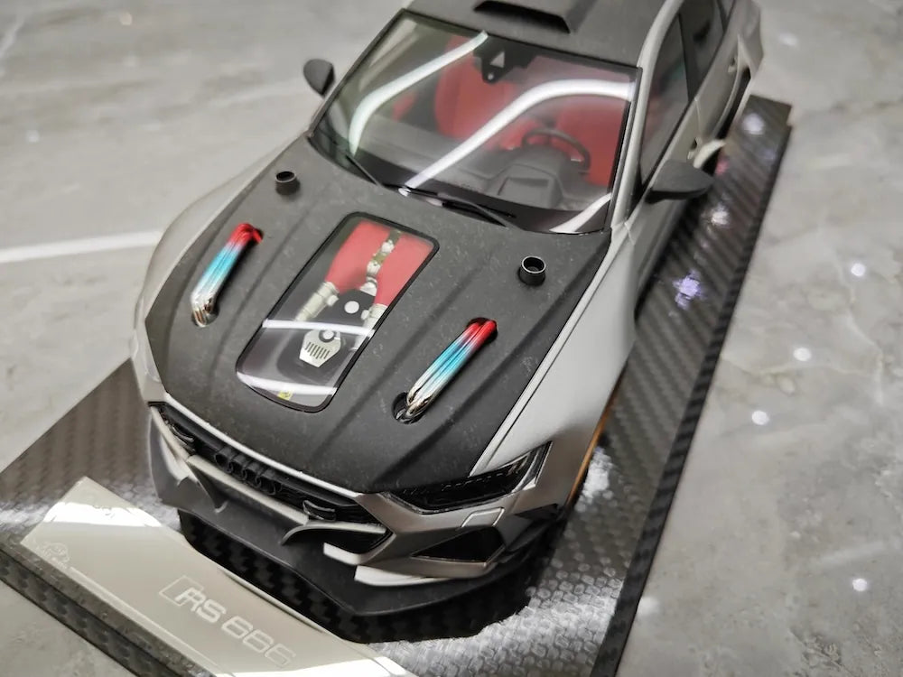 [VIP] 1:18 Audi 2020 RS 666 2NCS Silver Model Car Resin
