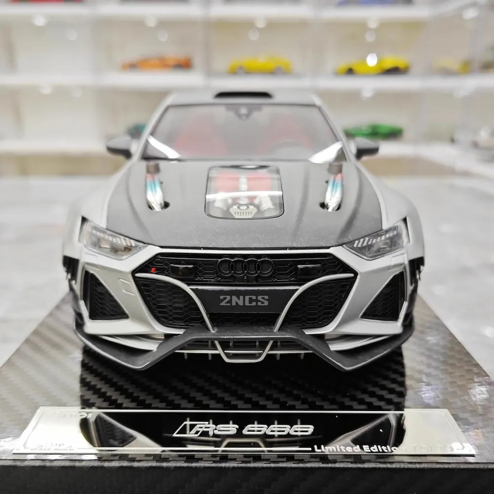 [VIP] 1:18 Audi 2020 RS 666 2NCS Silver Model Car Resin
