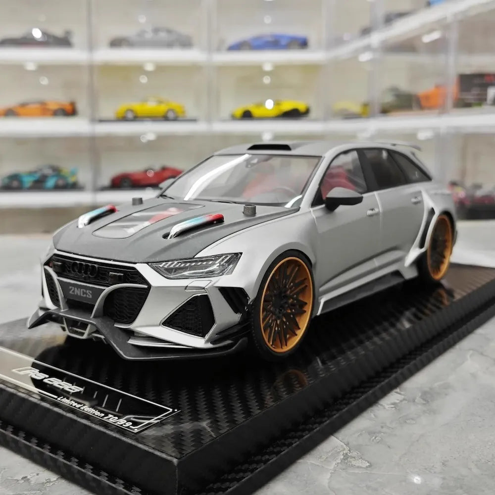 [VIP] 1:18 Audi 2020 RS 666 2NCS Silver Model Car Resin