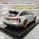 [VIP] 1:18 Audi 2020 RS 666 2NCS Silver Model Car Resin