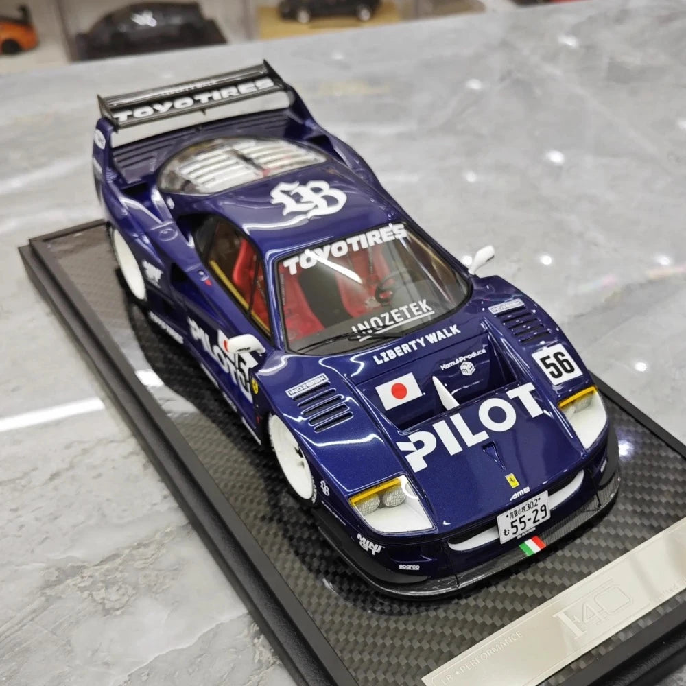 [VIP] 1:18 Ferrari 1987 F40 LBWK Pilot Model Car Resin