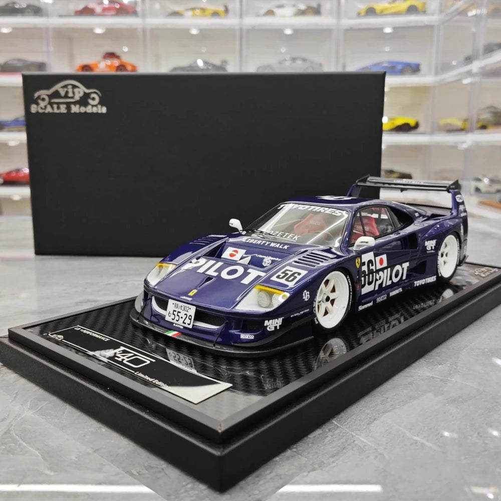 [VIP] 1:18 Ferrari 1987 F40 LBWK Pilot Model Car Resin
