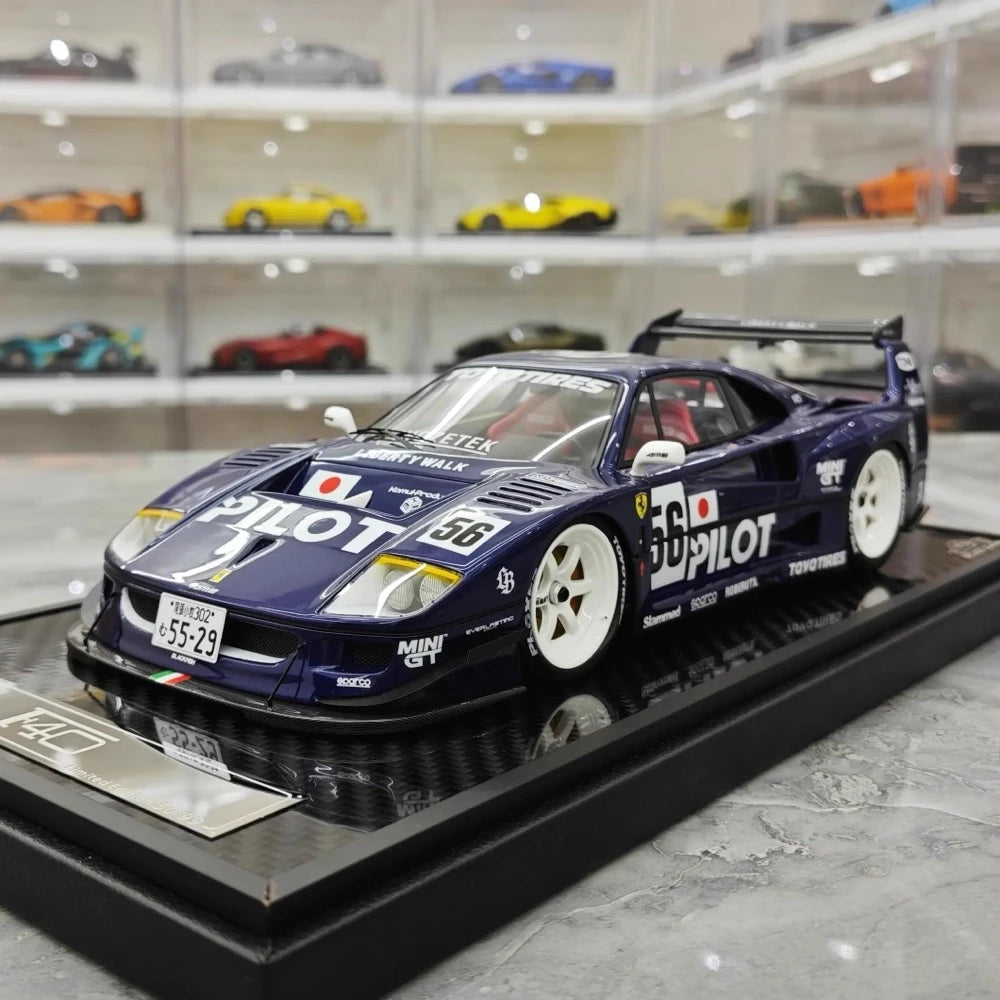 [VIP] 1:18 Ferrari 1987 F40 LBWK Pilot Model Car Resin