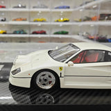 [VIP] 1:18 Ferrari 1989 F40 Snow Edition White Model Car Resin