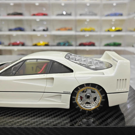 [VIP] 1:18 Ferrari 1989 F40 Snow Edition White Model Car Resin
