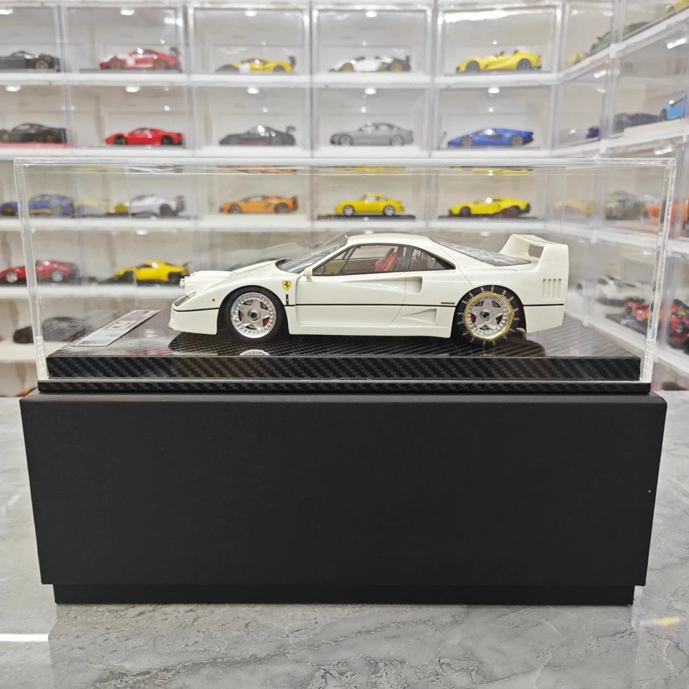 [VIP] 1:18 Ferrari 1989 F40 Snow edizione bianco modellino di auto resina