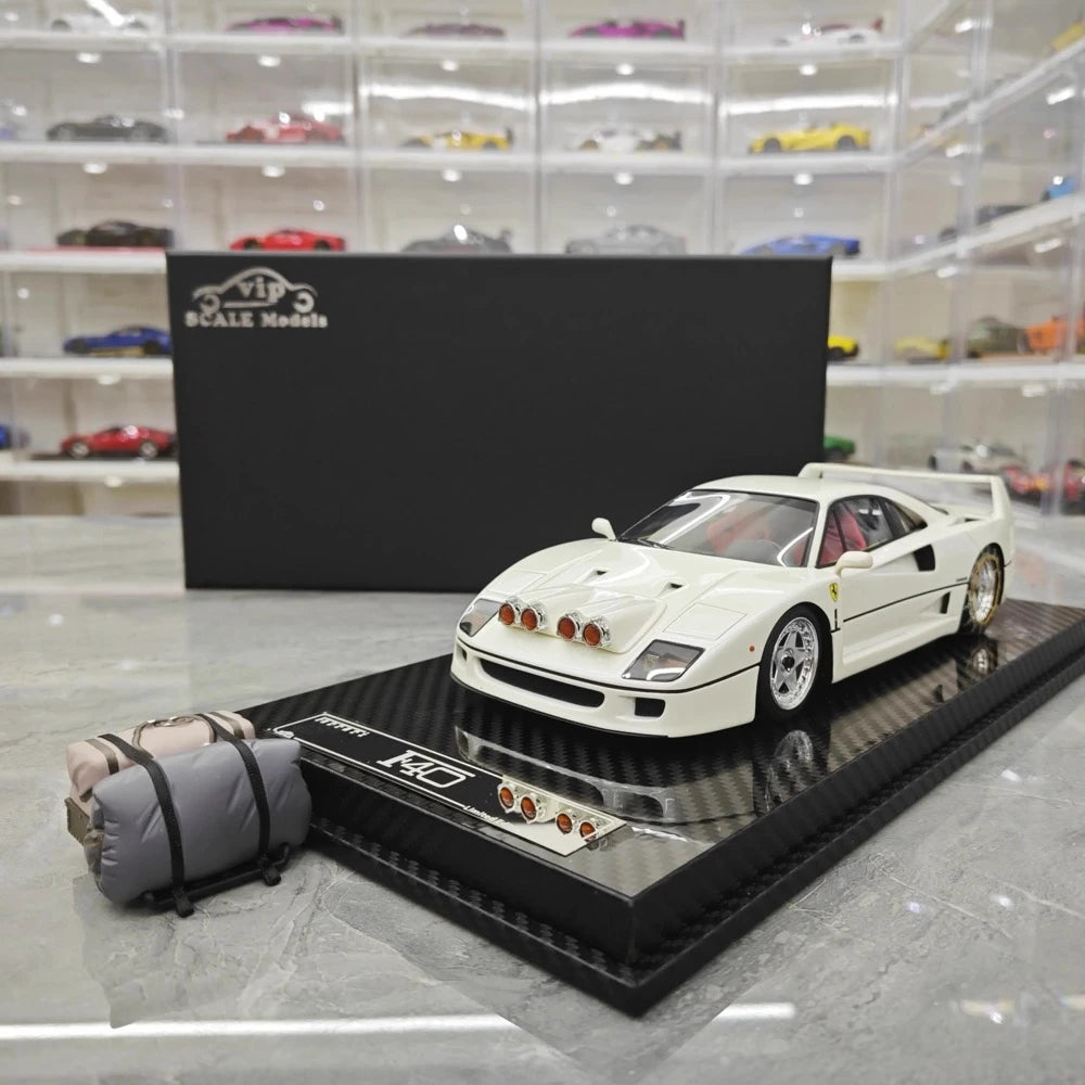 [VIP] 1:18 Ferrari 1989 F40 Snow Edition White Model Car Resin