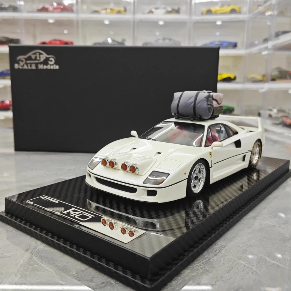 [VIP] 1:18 Ferrari 1989 F40 Snow edizione bianco modellino di auto resina