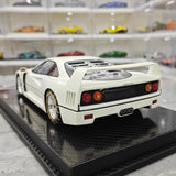 [VIP] 1:18 Ferrari 1989 F40 Snow Edition White Model Car Resin