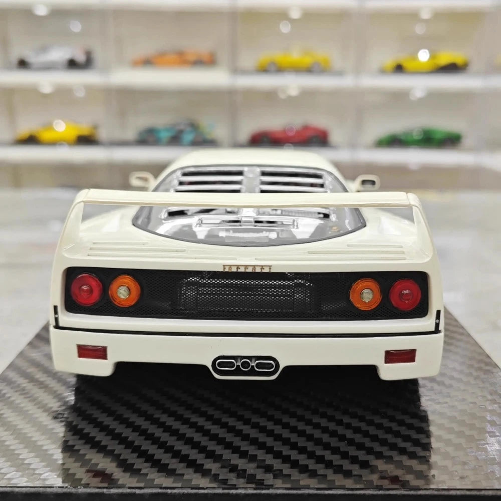 [VIP] 1:18 Ferrari 1989 F40 Snow edizione bianco modellino di auto resina
