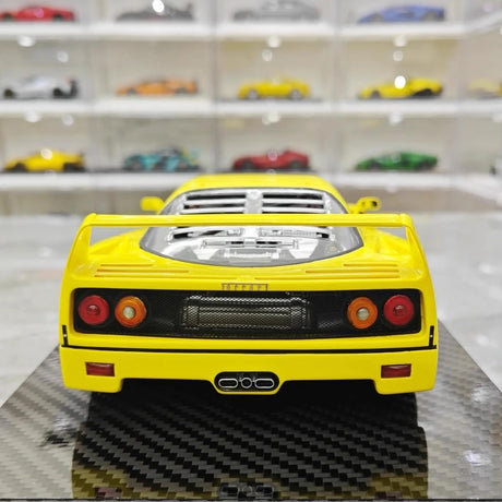 [VIP] 1:18 Ferrari 1989 F40 Snow Edition Yellow Model Car Resin