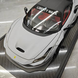[VIP] 1:18 Ferrari 2019 F8 Tributo LBWK GT Gray Model Car Resin