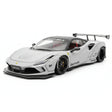 [VIP] 1:18 Ferrari 2019 F8 Tributo LBWK GT Gray Model Car Resin